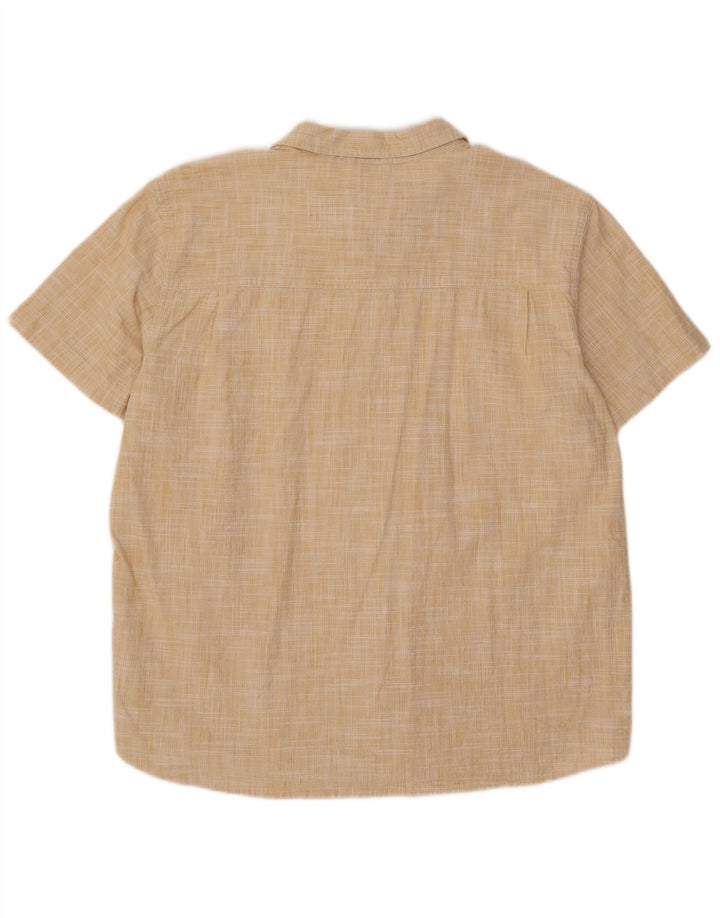 Camisa de manga corta para hombre Mountain Warehouse 2XL Algodón beige