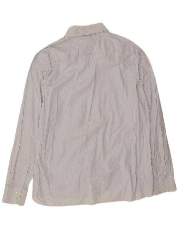Tommy Hilfiger Camisa para hombre 2XL Algodón a rayas azules