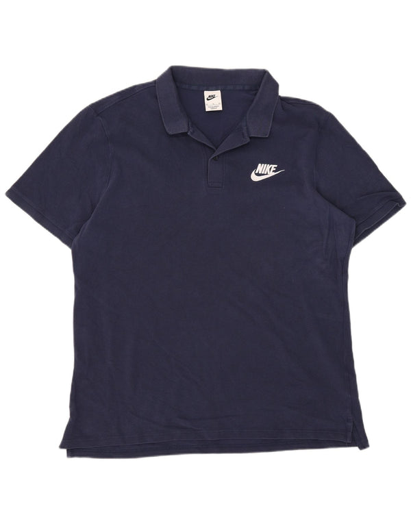Polo Nike Hombre XL Azul Marino Algodón
