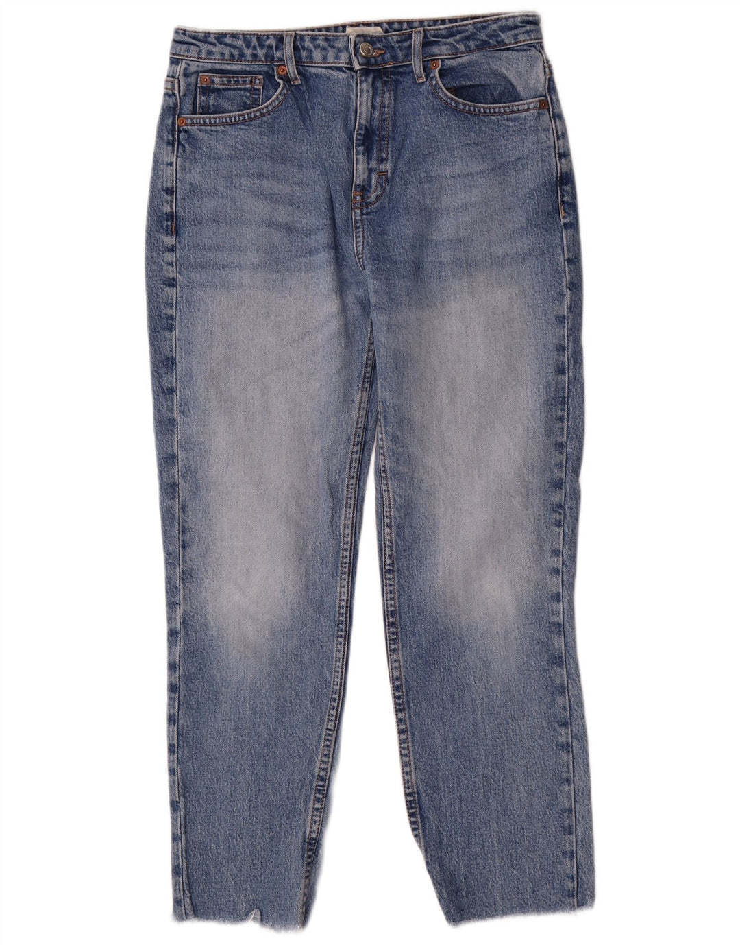 Vaqueros Rectos Mujer Topshop W30 L26 Poliéster Azul