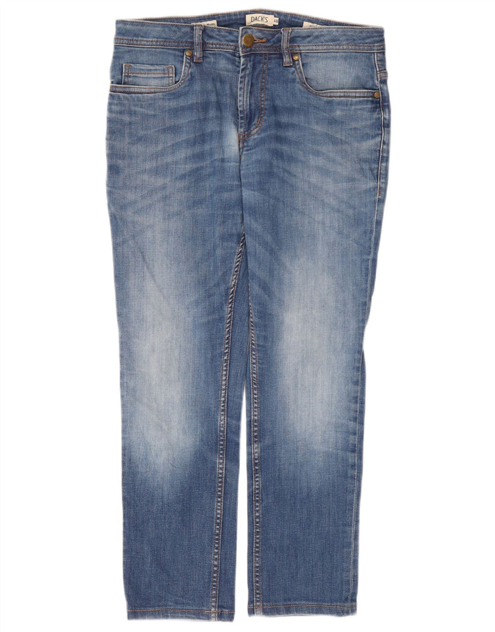 Dack's Jeans ajustados para mujer IT 48 XL W32 L26 Algodón azul