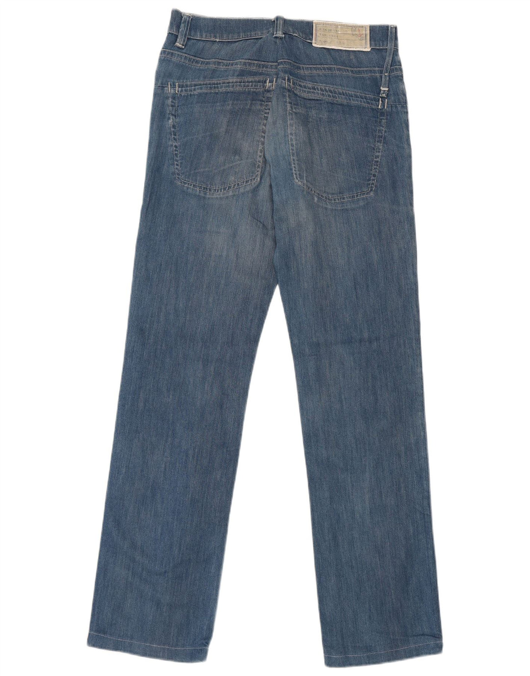 Vaqueros Recto Mujer Gas W32 L32 Algodón Azul