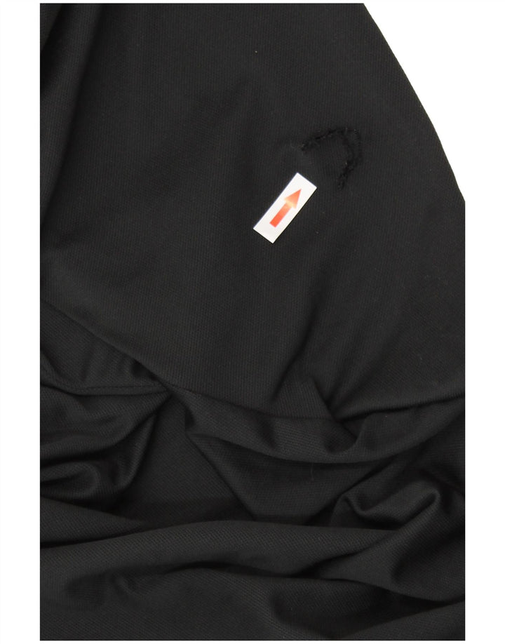 NIKE Hombre Dri Fit Chándal Top Chaqueta XL Negro Colorblock Poliéster