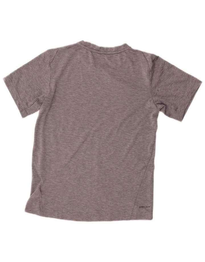 Nike Camiseta Dri Fit Graphic para niños 10-11 años Poliéster gris medio