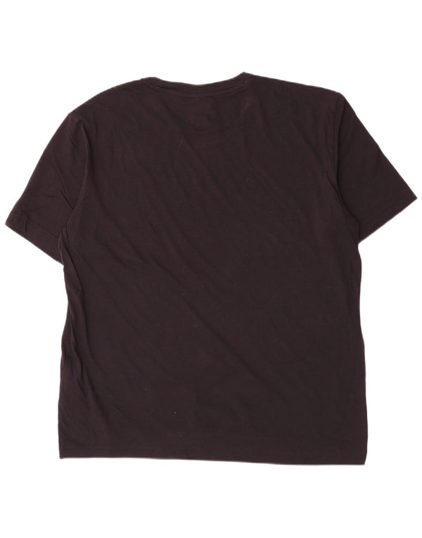 Champion Camiseta Hombre Top Grande Algodón Negro