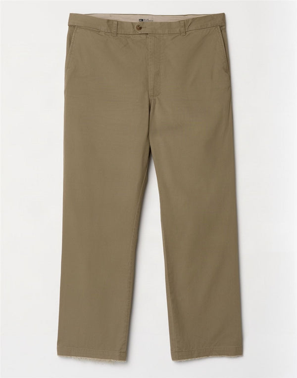 Marks & Spencer Pantalones chinos rectos Blue Harbor para hombre W42 L29 Caqui