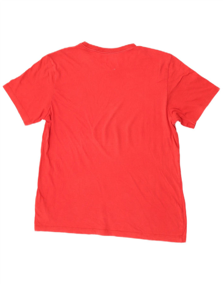 Nike - Camiseta gráfica para hombre, parte superior de algodón rojo mediano
