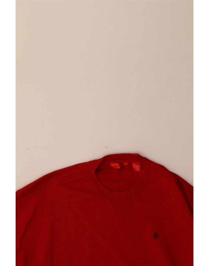 IZOD Mens Sweatshirt Jumper 2XL Red Cotton Vintage Izod and Second-Hand Izod from Messina Hembry 