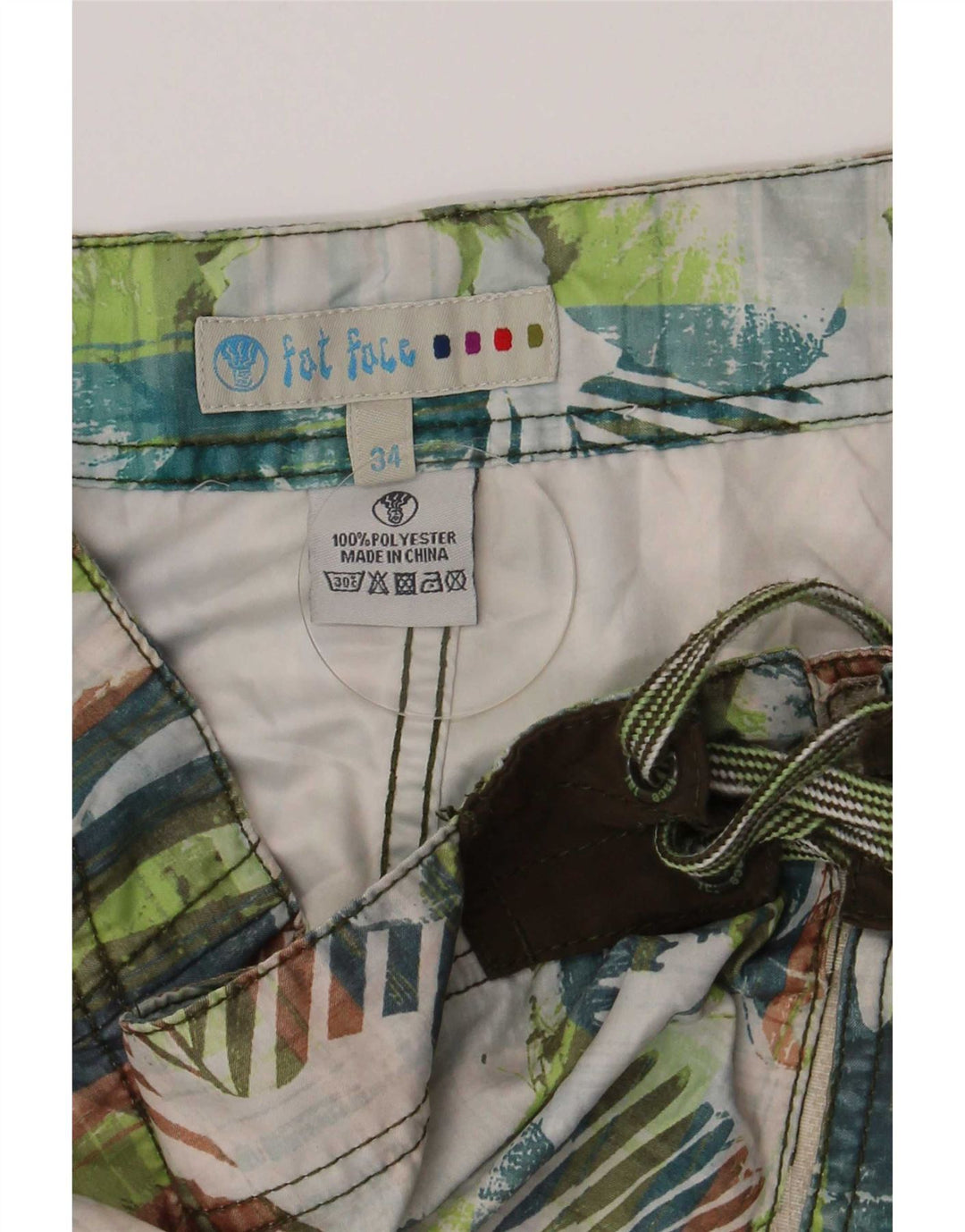 Bañador para hombre de Fat Face, poliéster floral multicolor grande