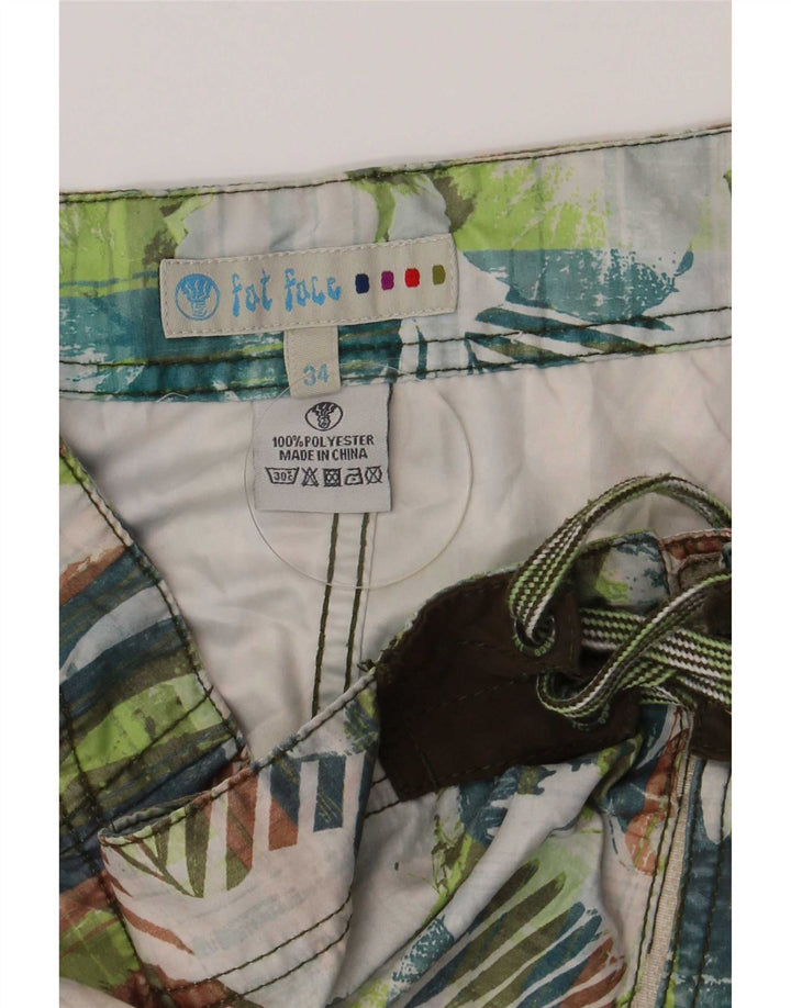 Bañador para hombre de Fat Face, poliéster floral multicolor grande
