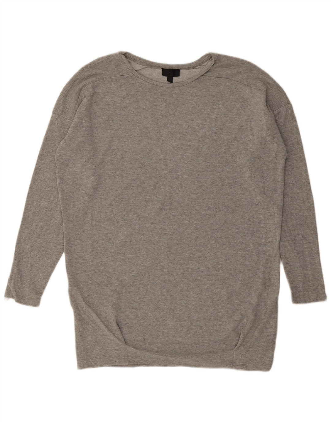 Topshop Top extragrande de manga larga para mujer UK 42 Viscosa gris medio