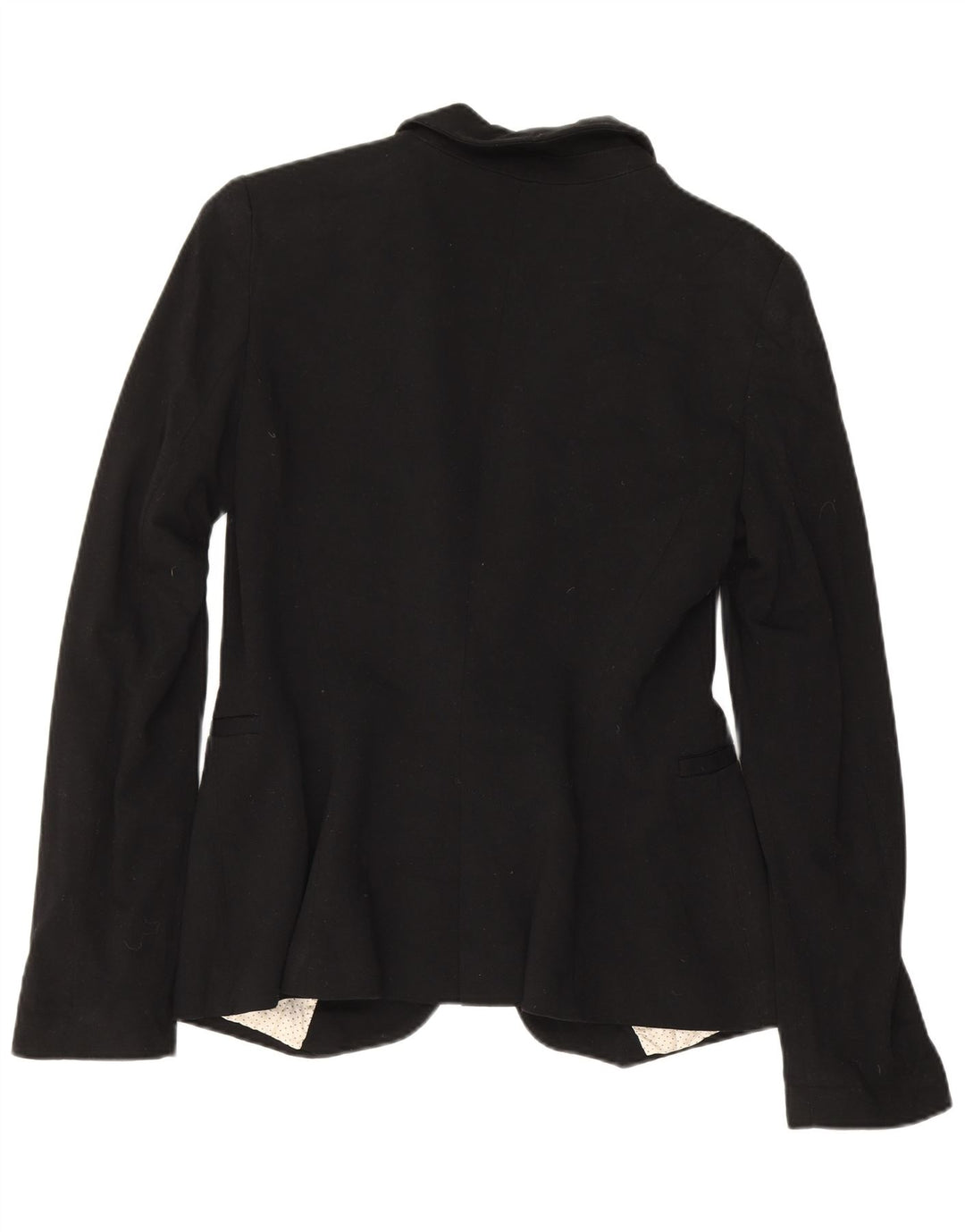 Zara Mujer Chaqueta Blazer De 1 Botón UK 10 Small Black