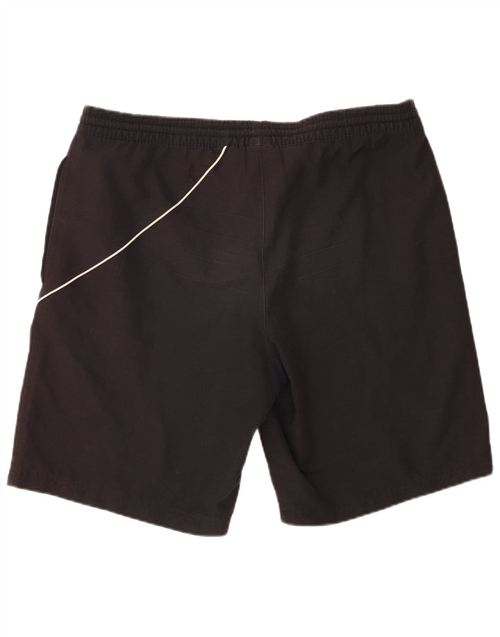 Adidas - Pantalones cortos deportivos para hombre, talla grande, poliéster negro