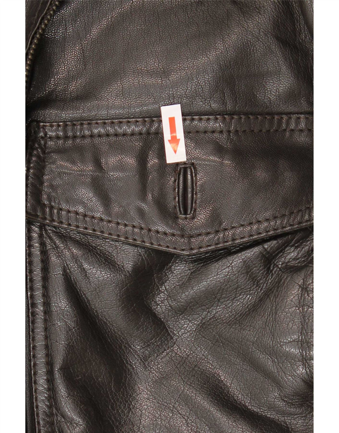 Conbipel Chaqueta de cuero para hombre IT 52 Grande Negro