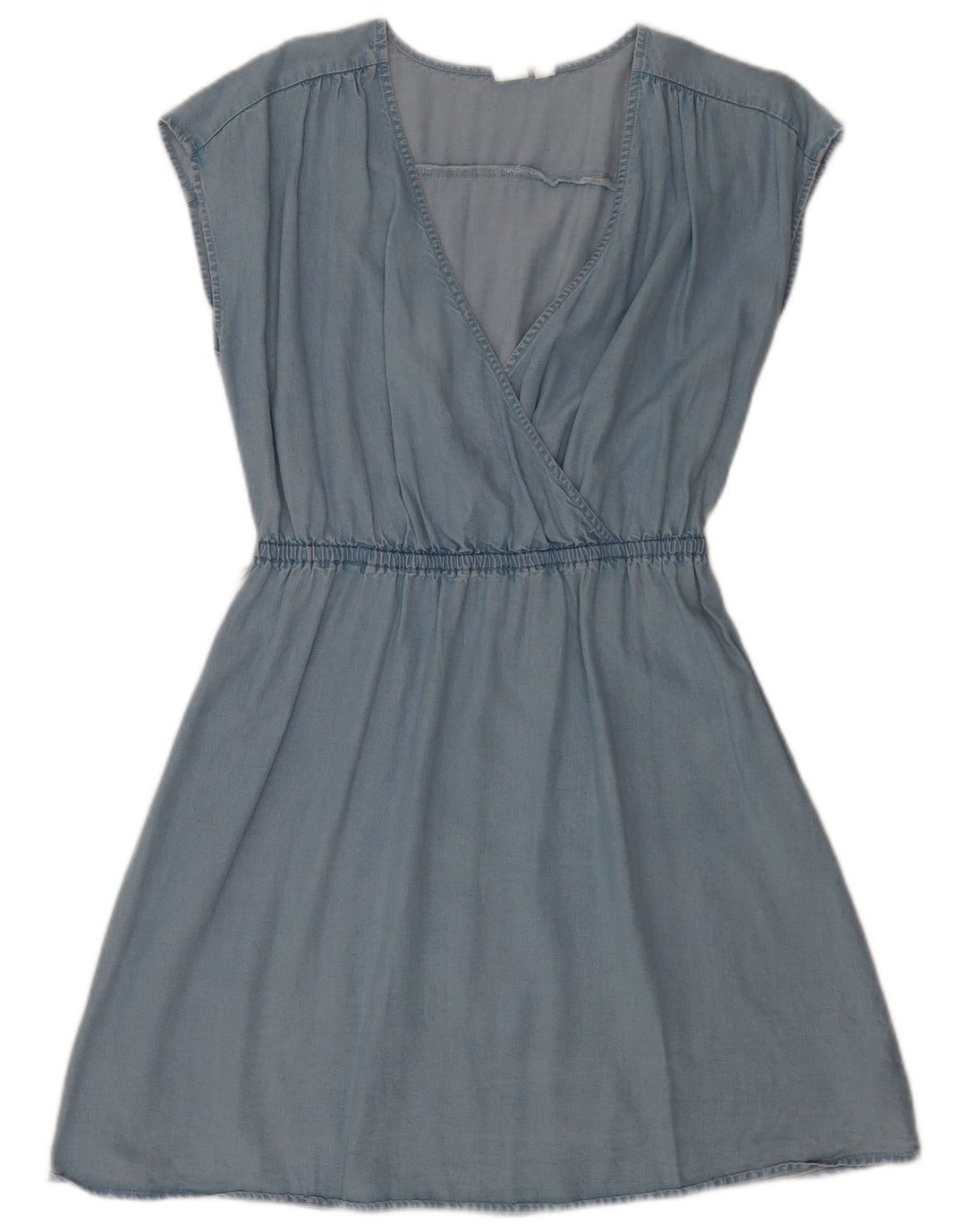 Gap Vestido vaquero extragrande para mujer UK 10 Small Blue Lyocell