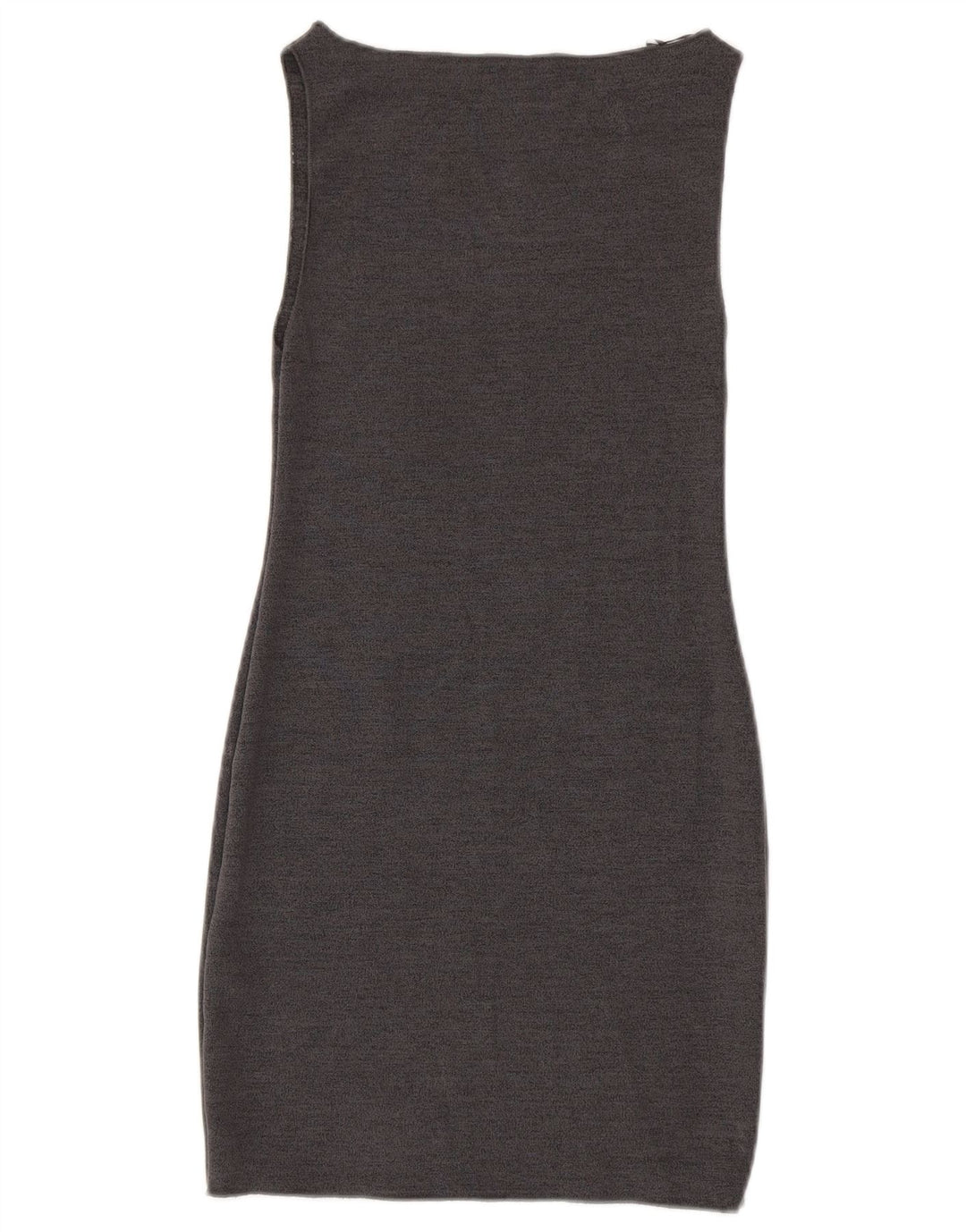 Zara Vestido tubo sin mangas para mujer UK 42 Viscosa gris medio