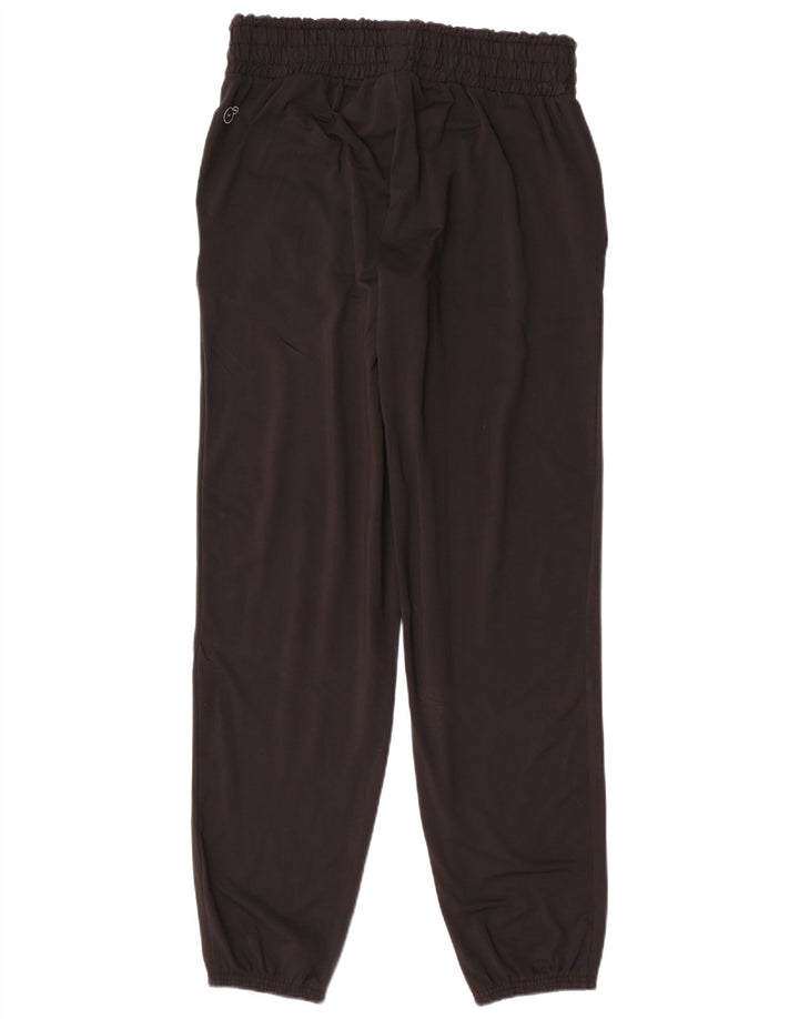 Puma Mujer Chándal Pantalones Joggers UK 12 Mediano Negro Poliéster