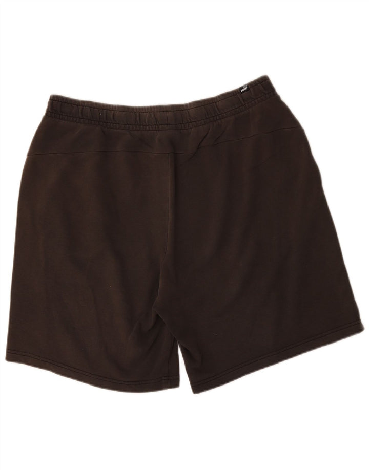 Puma Pantalones cortos deportivos para hombre XL Algodón negro