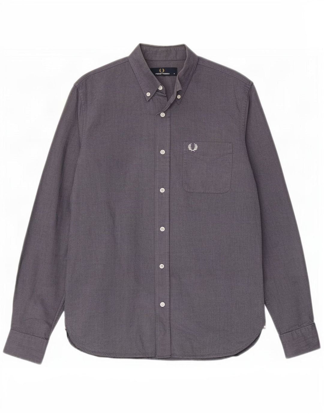 Camisa Fred Perry Hombre Algodón Azul Marino Medio