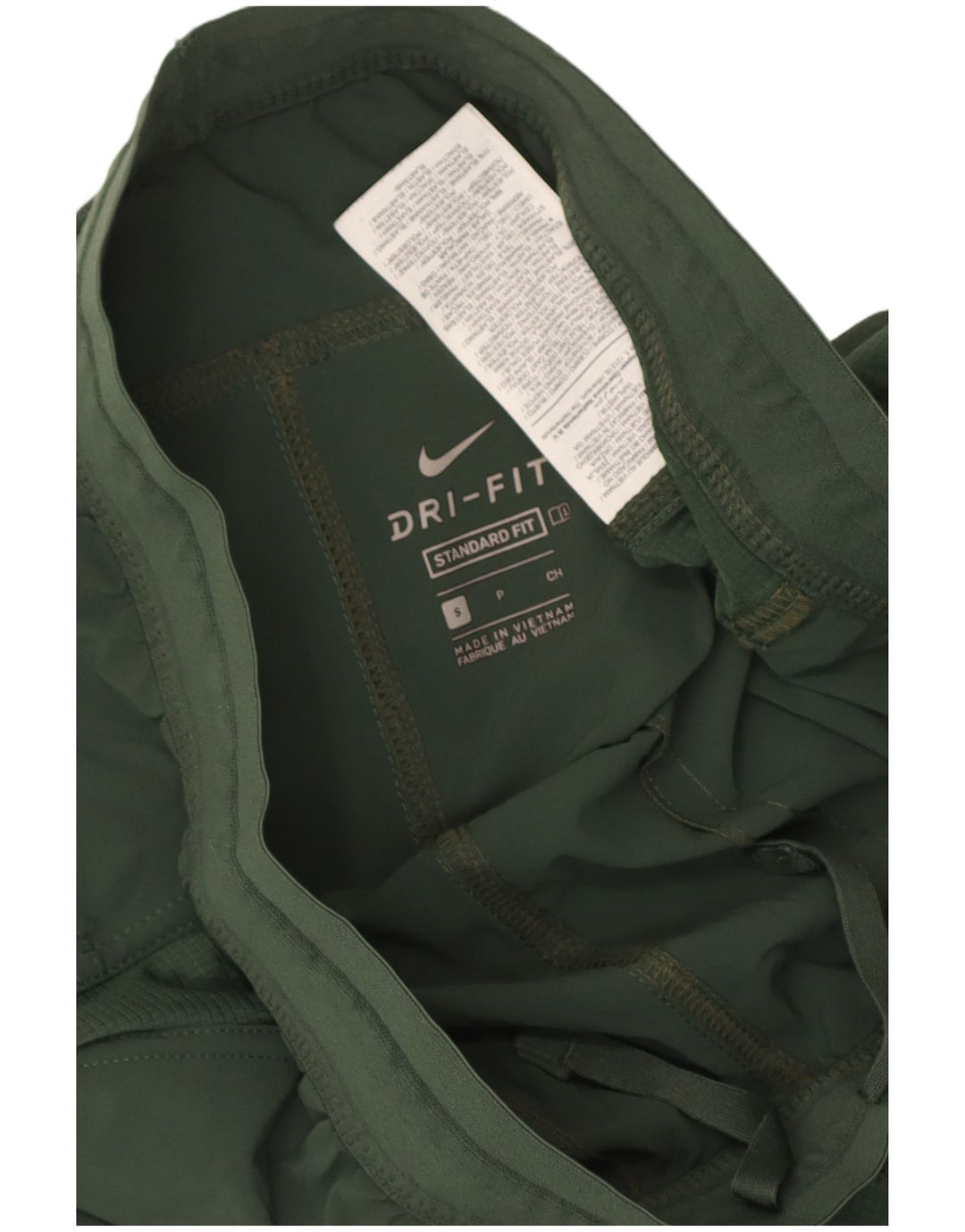 Nike Dri Fit Standard - Pantalones cortos deportivos para hombre (poliéster), color verde