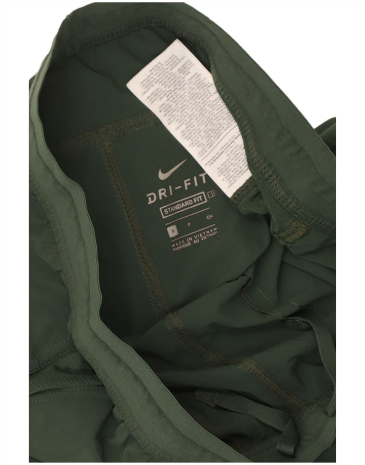 Nike Dri Fit Standard - Pantalones cortos deportivos para hombre (poliéster), color verde
