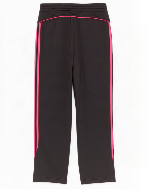 Adidas Pantalones de chándal para mujer UK 8/10 Small Negro Poliéster