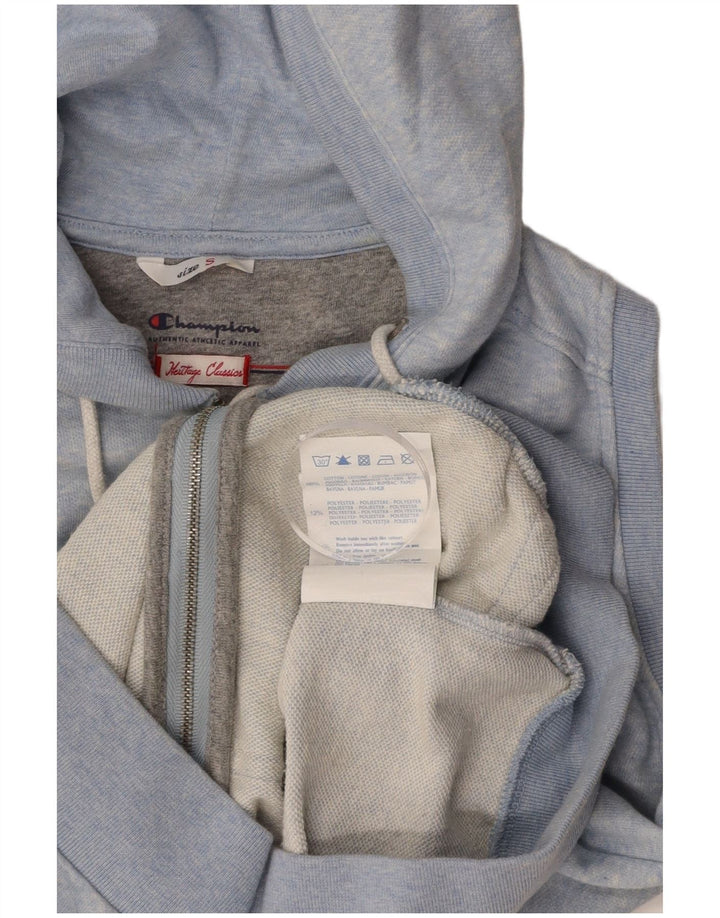CHAMPION Suéter con capucha y cremallera Heritage Classics para mujer UK 10 Small Blue