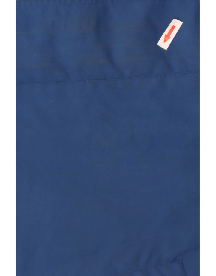 Mountain Essentials Chaqueta impermeable con capucha para hombre UK 46 3XL Nylon azul