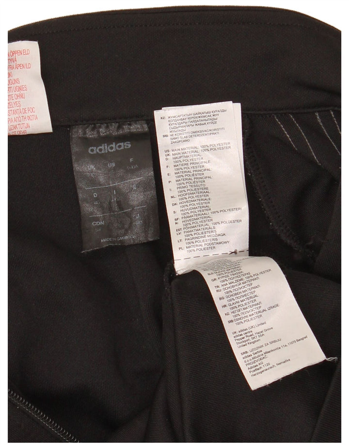 ADIDAS Chaqueta de chándal para niño 9-10 años Negro Poliéster