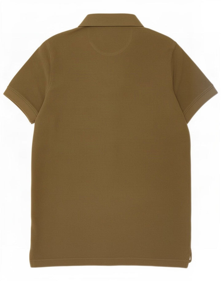 Polo Massimo Dutti Hombre Small Caqui Algodón