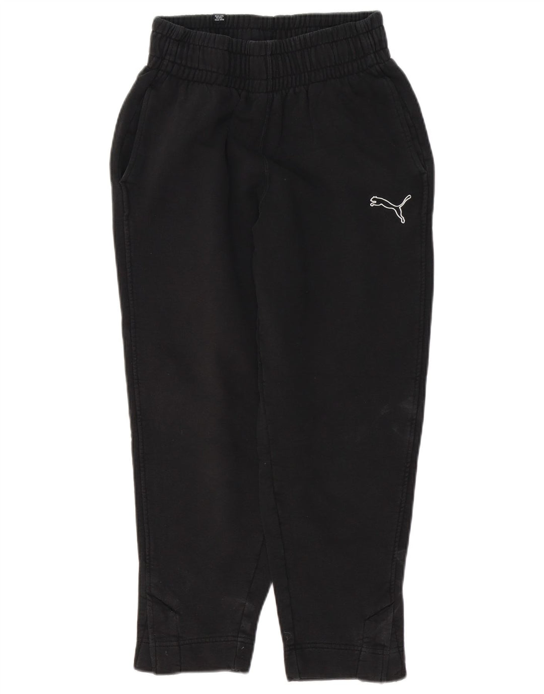 PUMA Pantalones de chándal para mujer Joggers UK 4 XS Algodón negro
