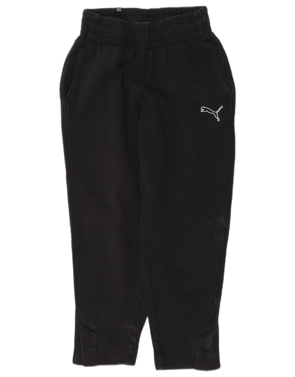 PUMA Pantalones de chándal para mujer Joggers UK 4 XS Algodón negro