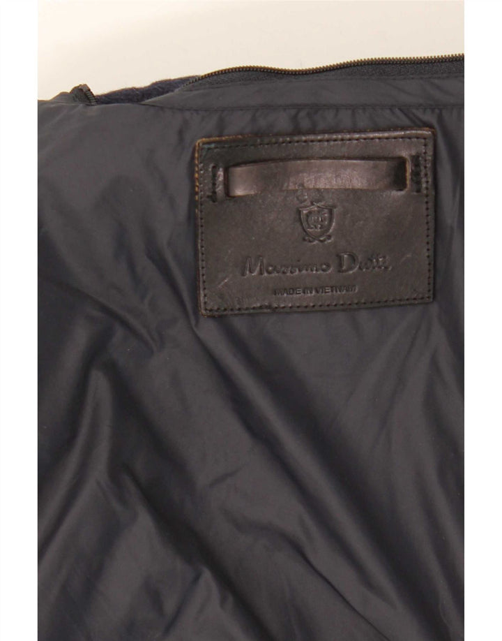Massimo Dutti Chaqueta Blazer De 4 Botones Para Hombre UK 42 XL Lana Azul Marino