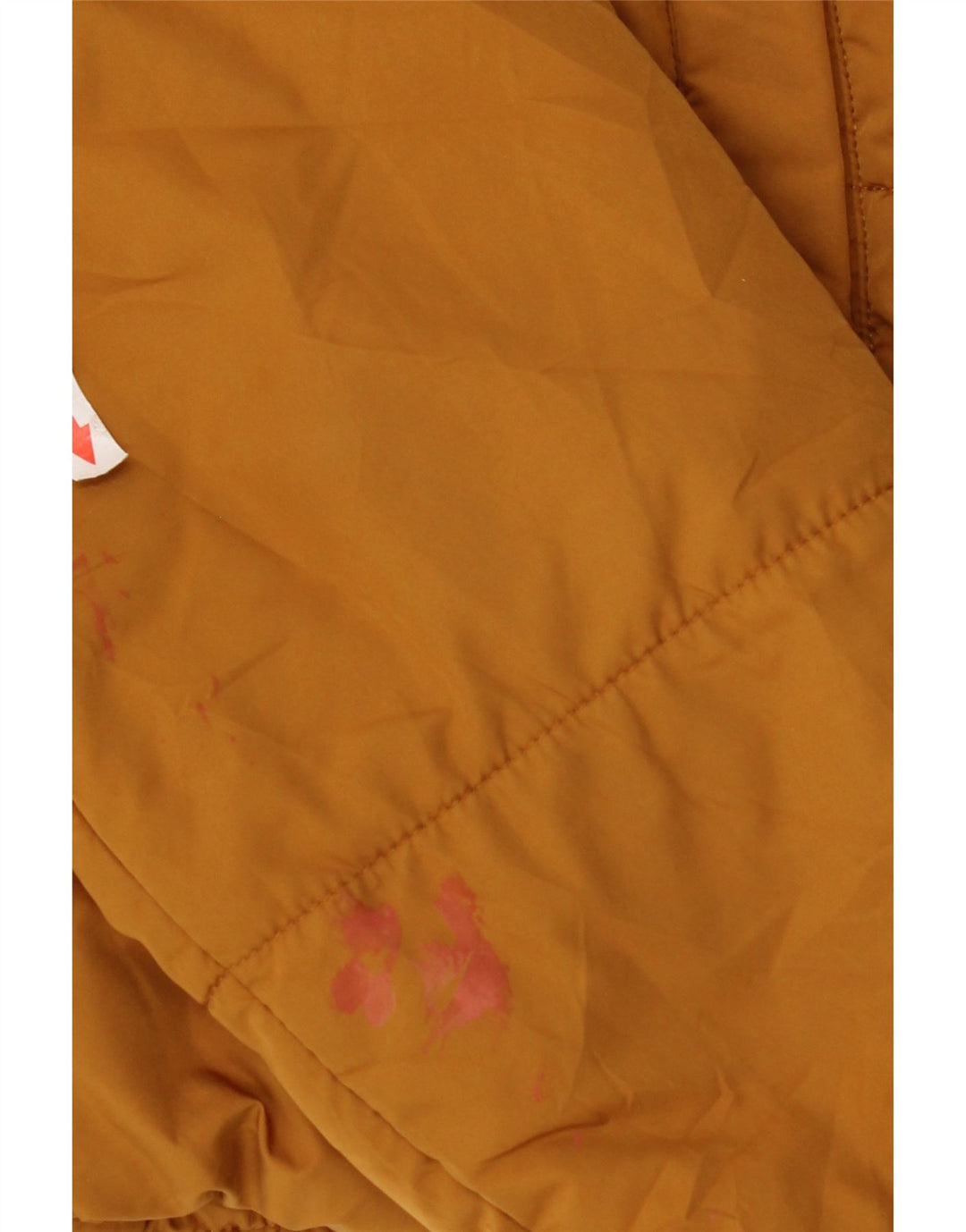 Marks & Spencer Chaqueta acolchada con capucha para mujer UK 12 Poliéster amarillo medio