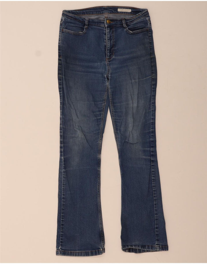 MARKS & SPENCER Vaqueros Bootcut de corte regular para mujer UK 10 Small W30 L30 Azul
