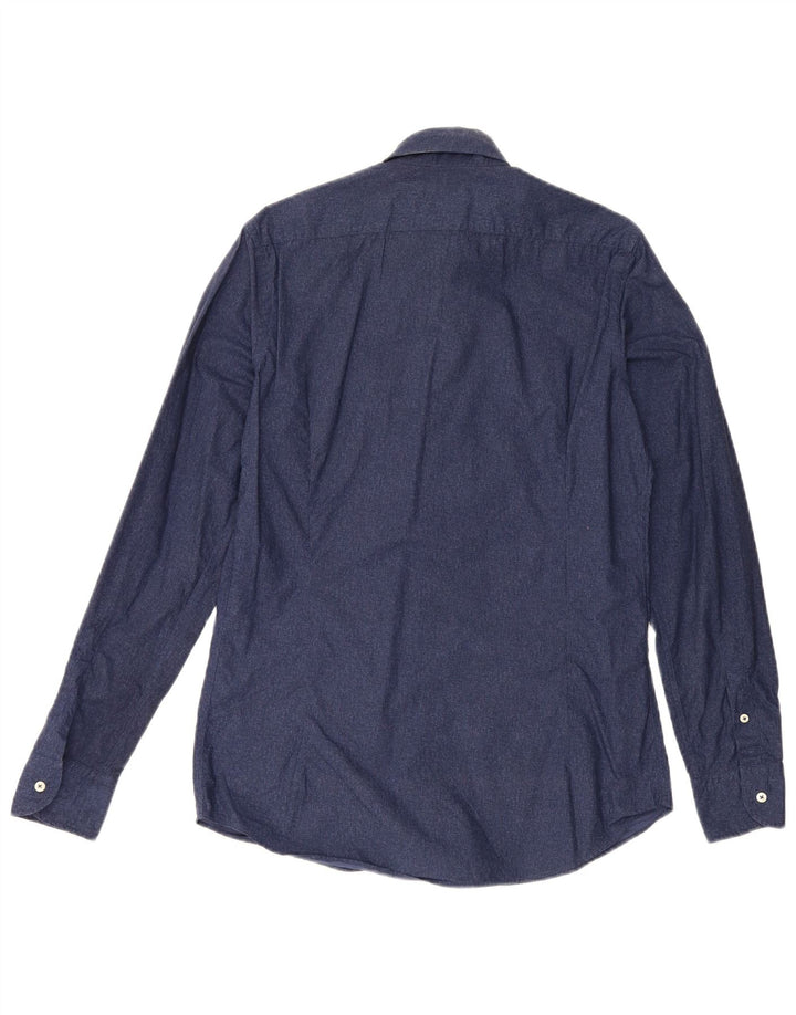 Camisa Massimo Dutti Hombre Small Azul Marino