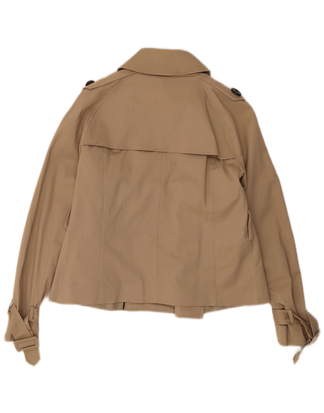 Zara Mujer Gabardina Corta UK 44 Large Beige