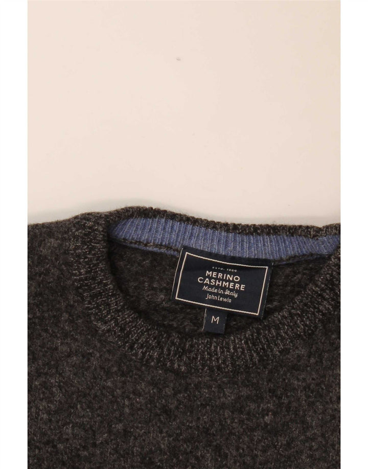 John Lewis Suéter tipo jersey con cuello redondo para mujer Reino Unido 14 Lana de cordero gris medio