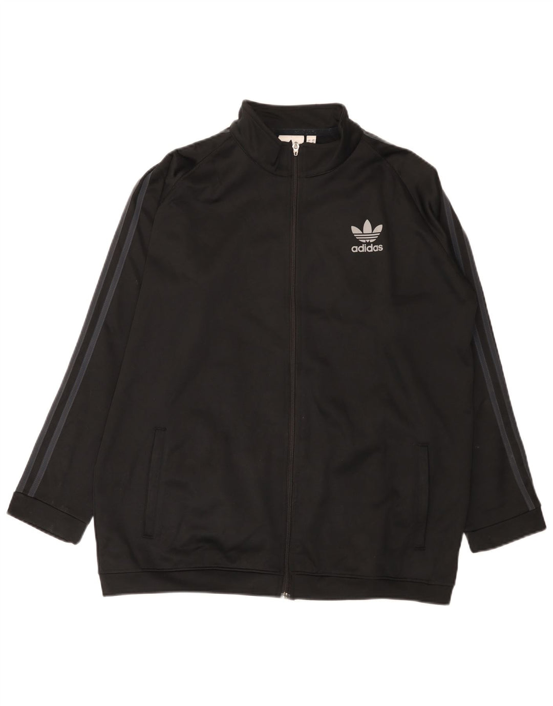 Adidas Hombre Chándal Top Chaqueta XL Negro Poliéster
