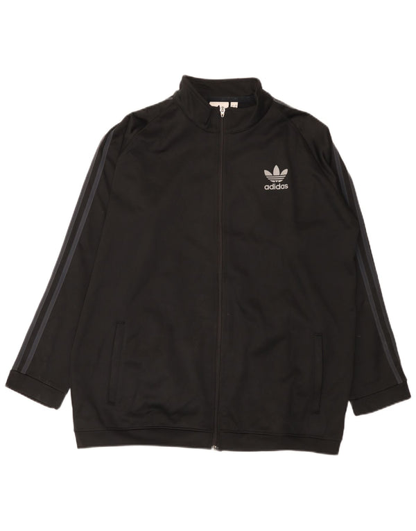 Adidas Hombre Chándal Top Chaqueta XL Negro Poliéster