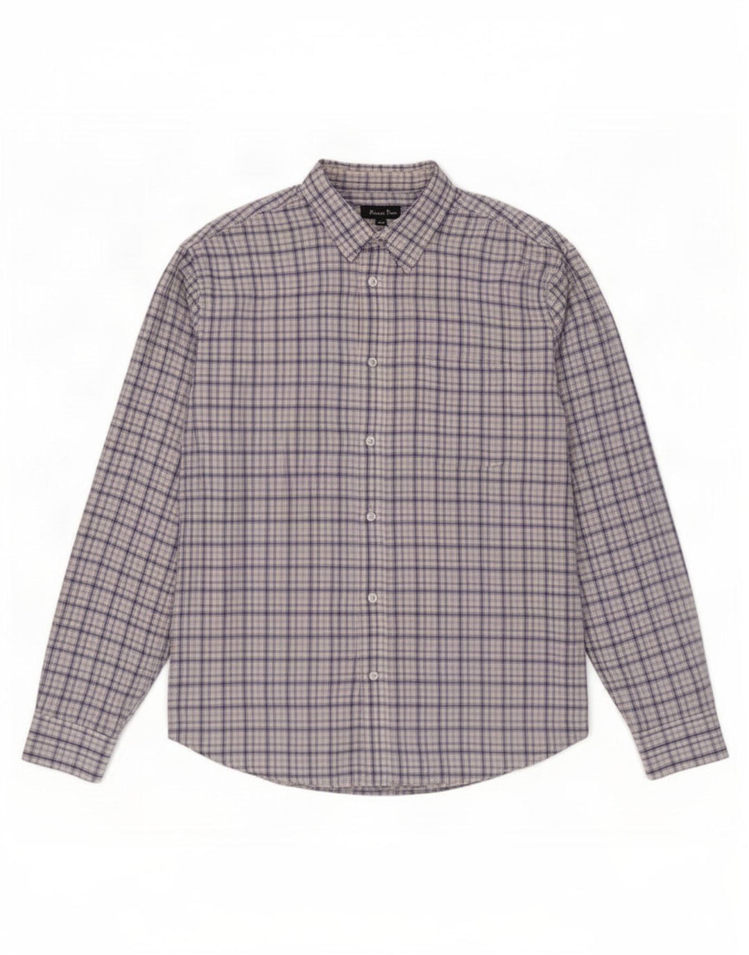 Camisa de franela para hombre James Pringle Poliéster a cuadros azules grandes