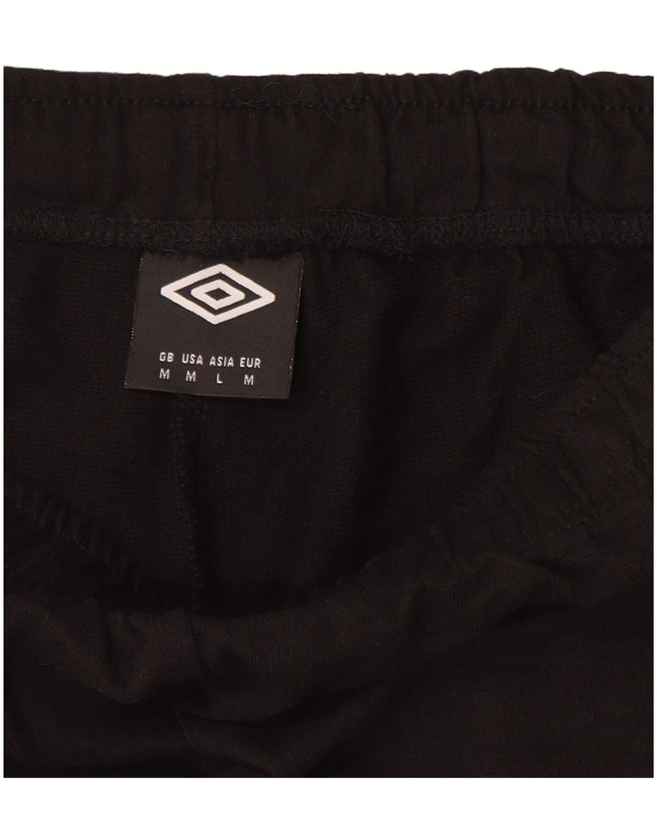 Umbro Pantalones cortos deportivos para mujer UK 42 Mediano Algodón negro