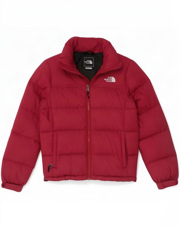 The North Face Chaqueta acolchada con forro para mujer UK 10 Small Borgoña Nylon