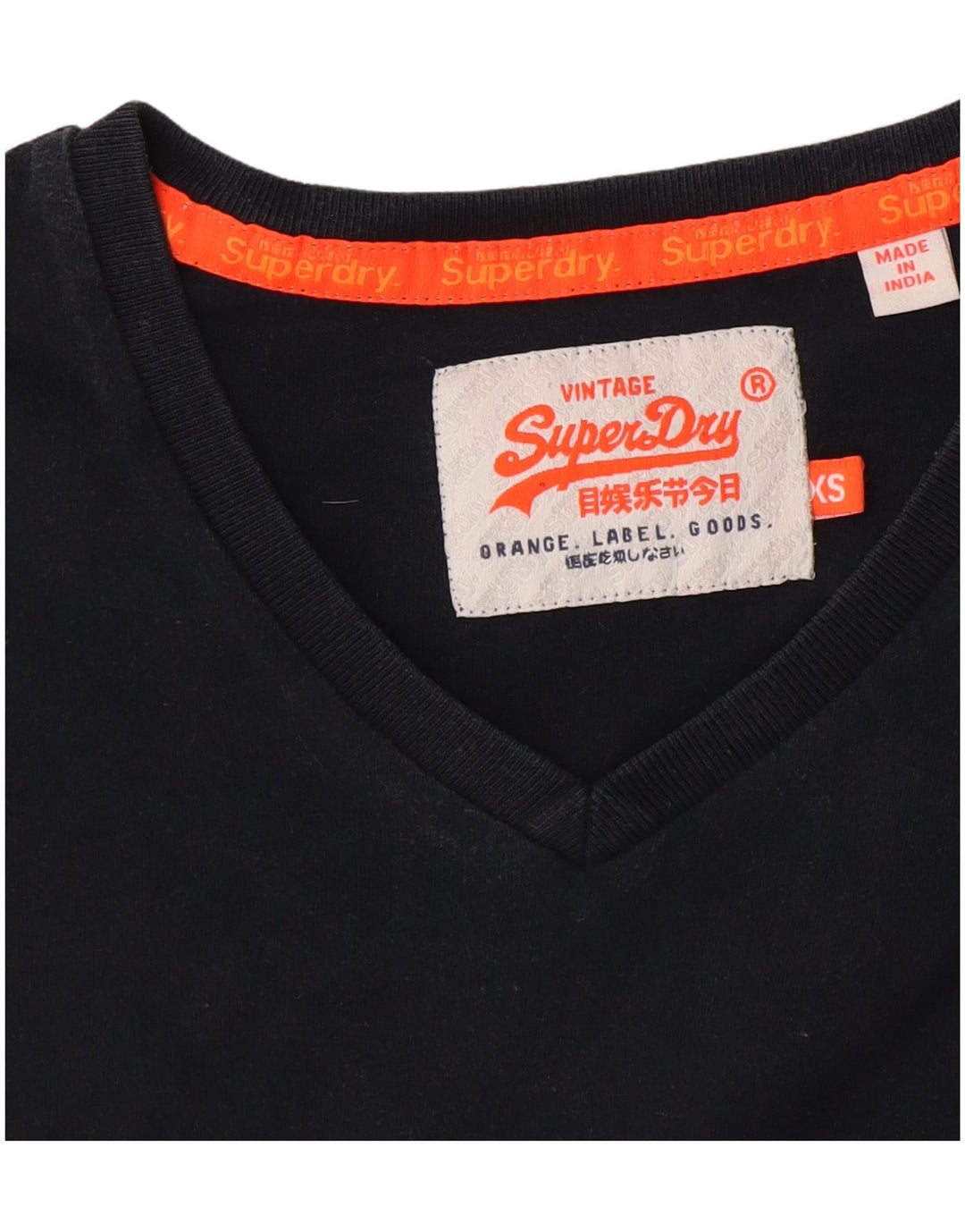 Camiseta Superdry Hombre Top XS Azul Marino