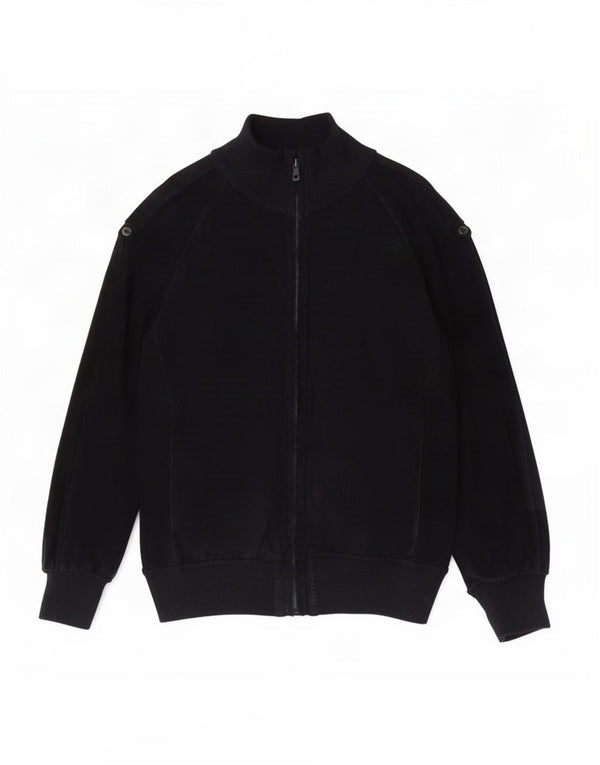 Vintage hombres ante bomber chaqueta Reino Unido 36 pequeño azul marino