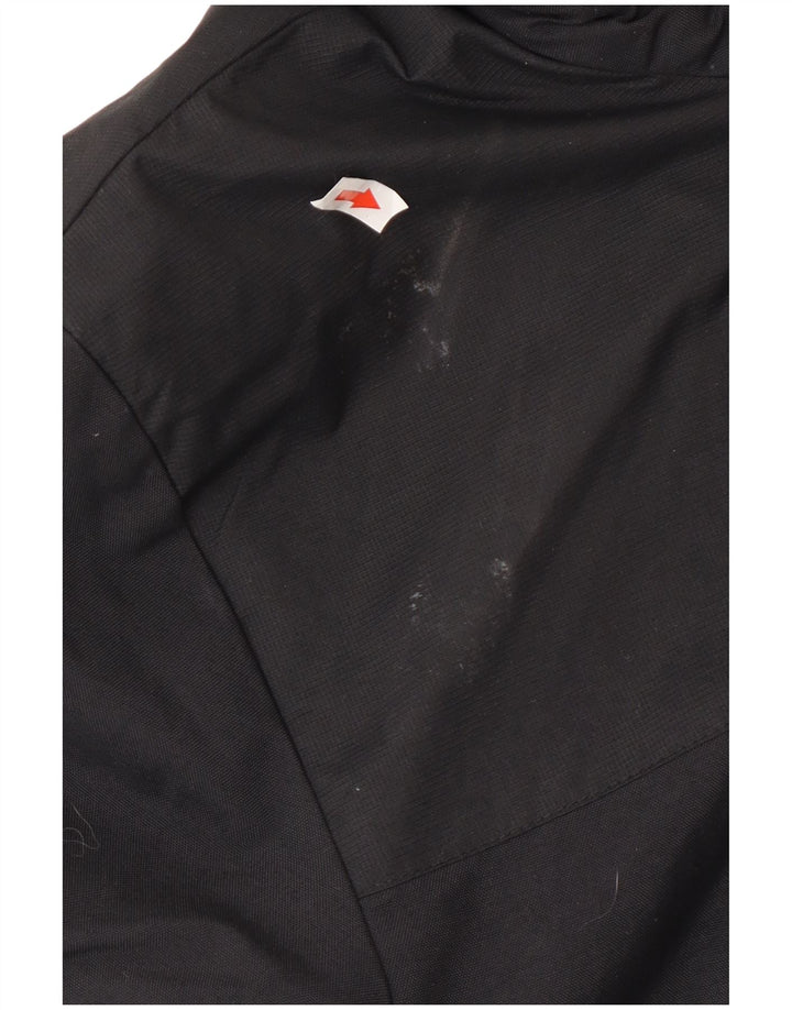 Adidas Chaqueta Bomber con Capucha para Hombre UK 36 Small Poliéster Negro