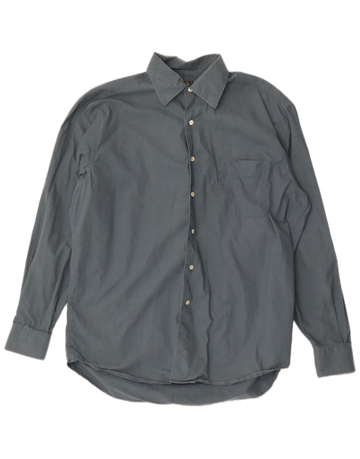Camisa Fay Hombre Grande Verde Algodón