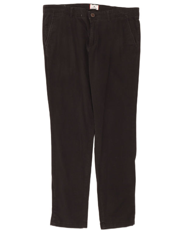 Jack & Jones Mens Slim Chino Pantalones W36 L32 Negro