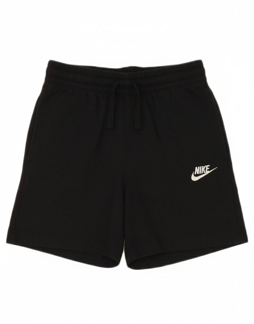 NIKE Girls Sport Shorts 8-9 Years Small Black Polyester