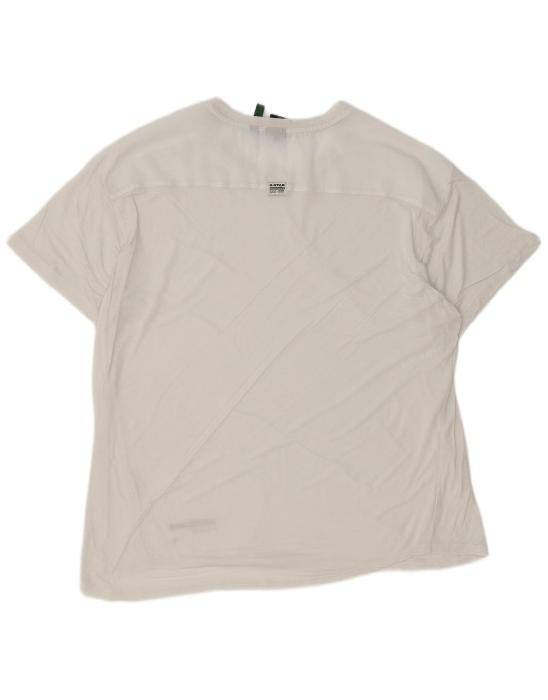 G-Star - Camiseta para hombre, talla grande, color blanco